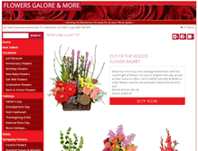 Tablet Screenshot of flowersgaloreandmore.com